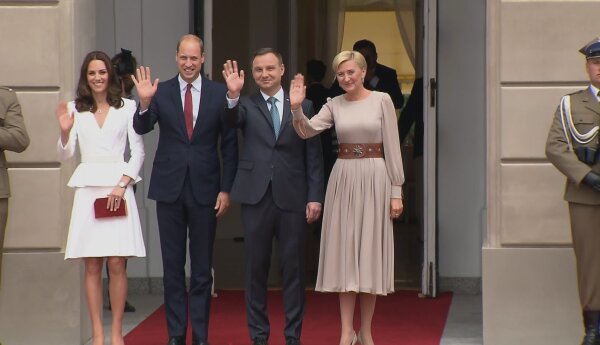 Książę William i Kate w Polsce